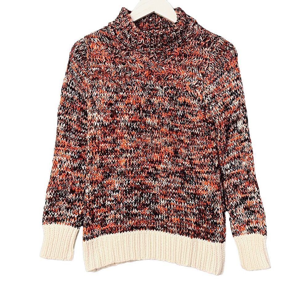 Philosophy Chunky Herringbone Knit Mock Turtleneck Sweater